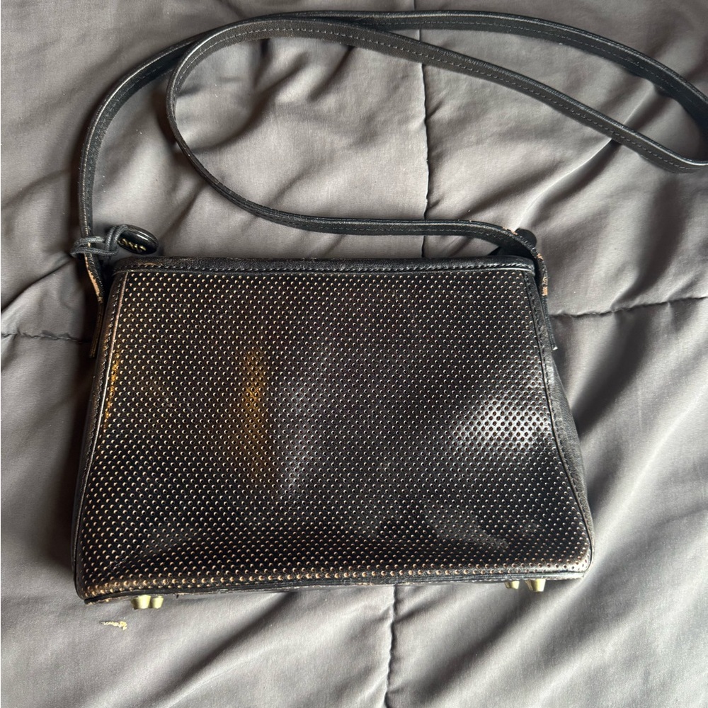 Elegant Black Monsac Crossbody Bag